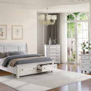 Charley Bedroom Set (Antique White)